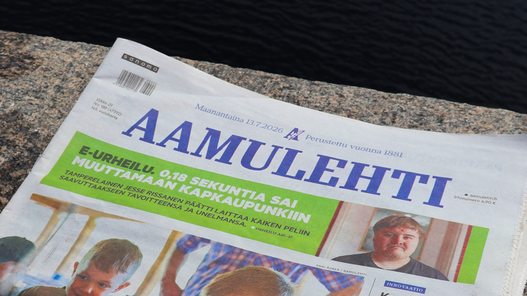 Aamulehden etusivu 13.7.2026
