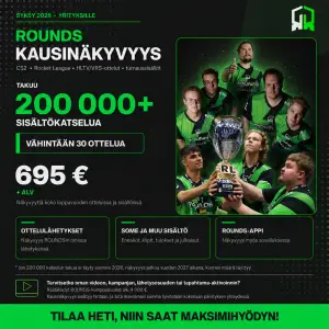 ROUNDS Kausinäkyvyys 2026